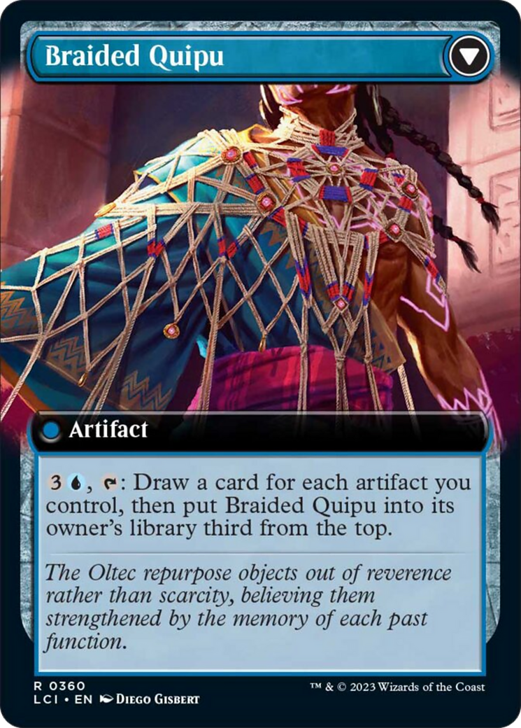 Braided Net // Braided Quipu (Extended Art) [The Lost Caverns of Ixalan] | Total Play