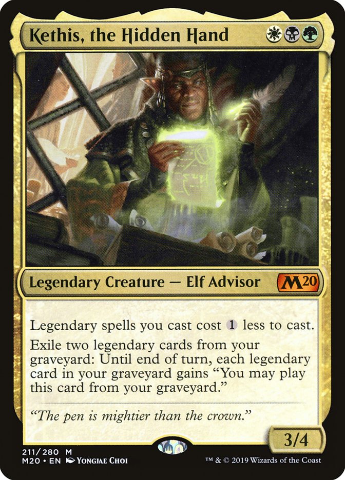 Kethis, the Hidden Hand [Core Set 2020] | Total Play