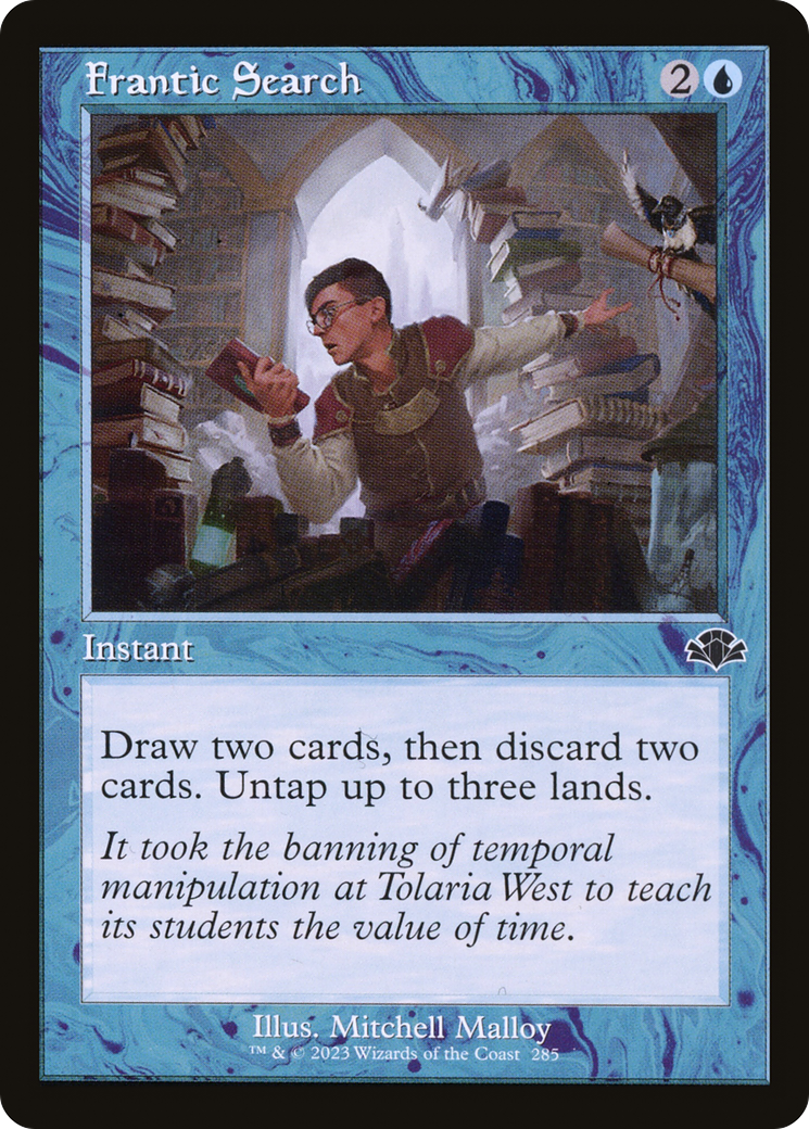 Frantic Search (Retro) [Dominaria Remastered] | Total Play