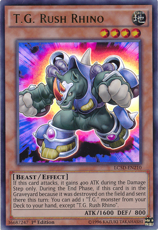 T.G. Rush Rhino [LC5D-EN210] Ultra Rare | Total Play