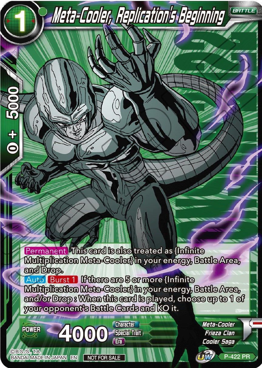 Meta-Cooler, Replication's Beginning (Championship Pack 2022 Vol.2) (P-422) [Promotion Cards] | Total Play