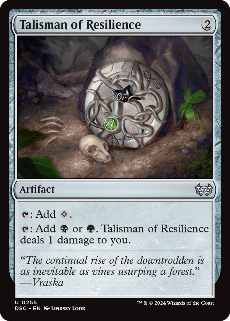 Talisman of Resilience [Duskmourn: House of Horror Commander] | Total Play