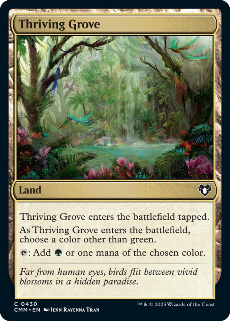 Thriving Grove [Commander Masters] | Total Play