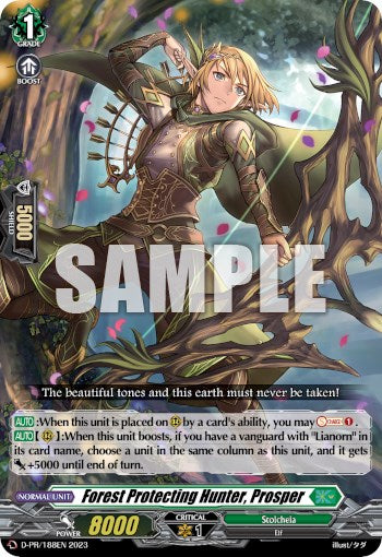 Forest Protecting Hunter, Prosper (D-PR/0188EN 2023) [D Promo Cards] | Total Play