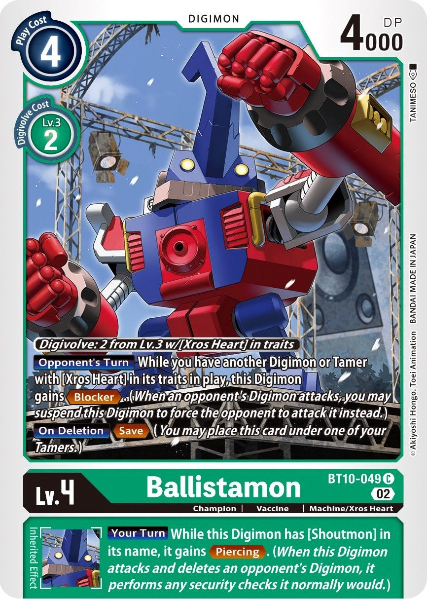 Ballistamon [BT10-049] [Xros Encounter] | Total Play