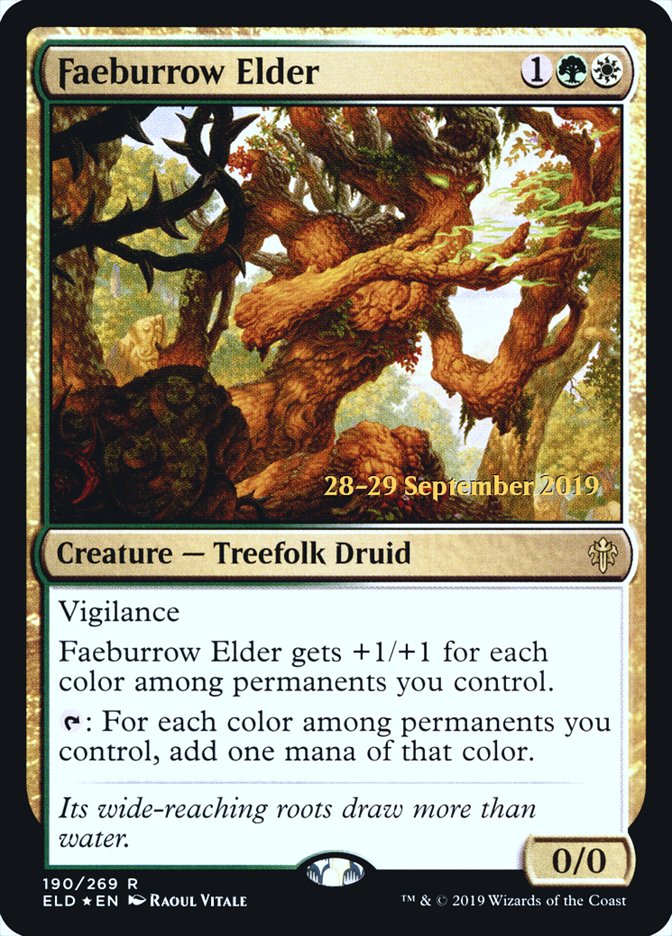 Faeburrow Elder [Throne of Eldraine Prerelease Promos] | Total Play
