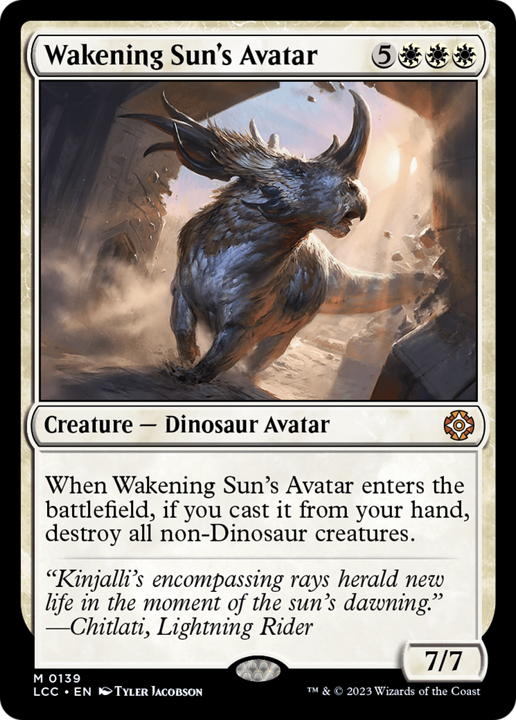 Wakening Sun's Avatar [The Lost Caverns of Ixalan Commander] | Total Play