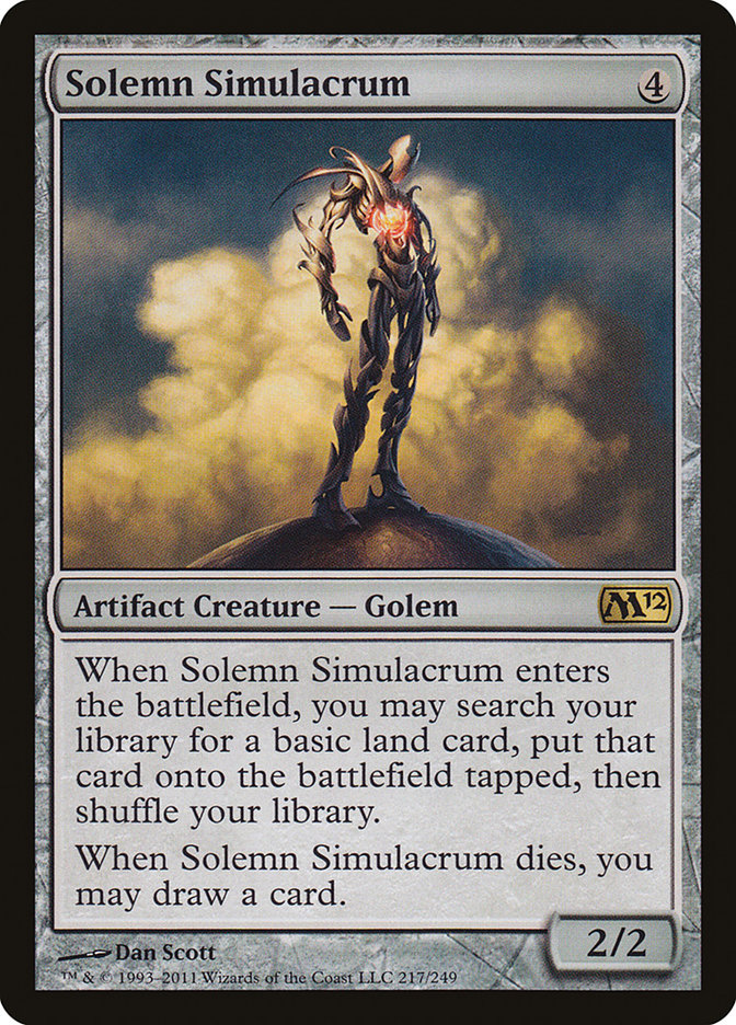 Solemn Simulacrum [Magic 2012] | Total Play