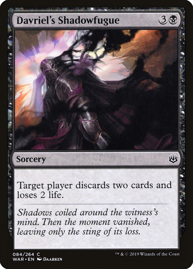 Davriel's Shadowfugue [War of the Spark] | Total Play