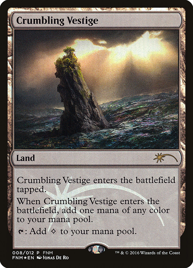Crumbling Vestige [Friday Night Magic 2016] | Total Play