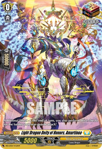 Light Dragon Deity of Honors, Amartinoa (Hot Stamped) (BSF2021/VGD04) [Bushiroad Event Cards] | Total Play