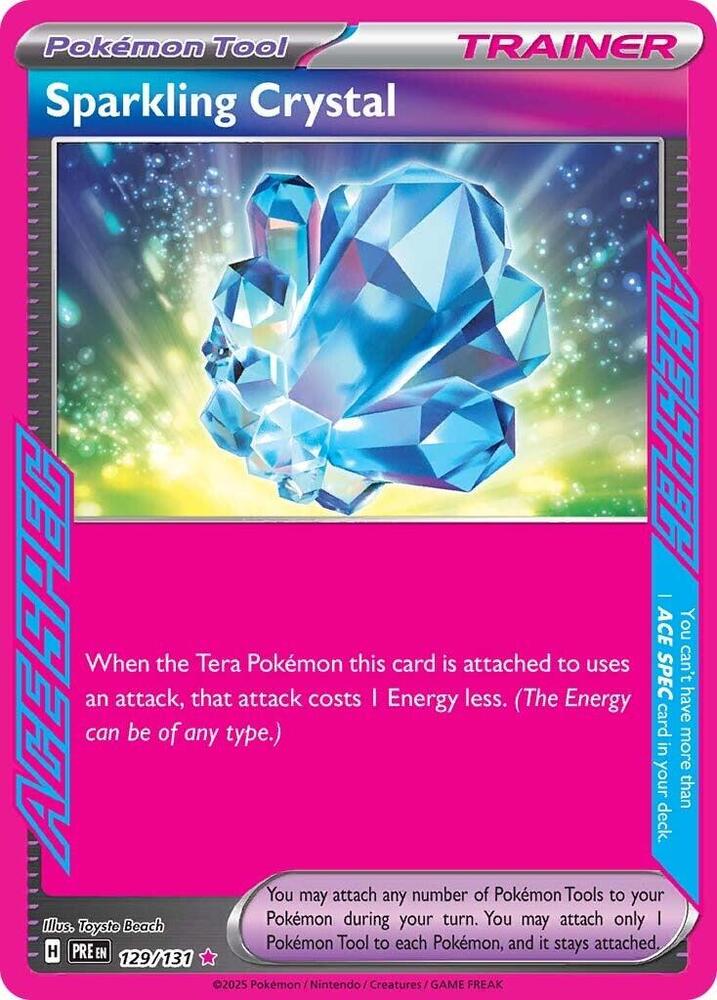 Sparkling Crystal (129/131) [Scarlet & Violet: Prismatic Evolutions] | Total Play