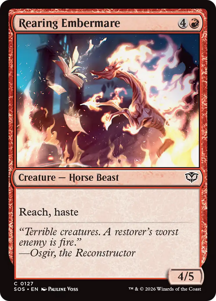 Rearing Embermare [Secrets of Strixhaven] | Total Play