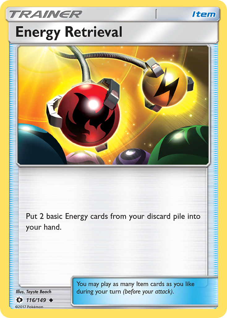 Energy Retrieval (116/149) [Sun & Moon: Base Set] | Total Play
