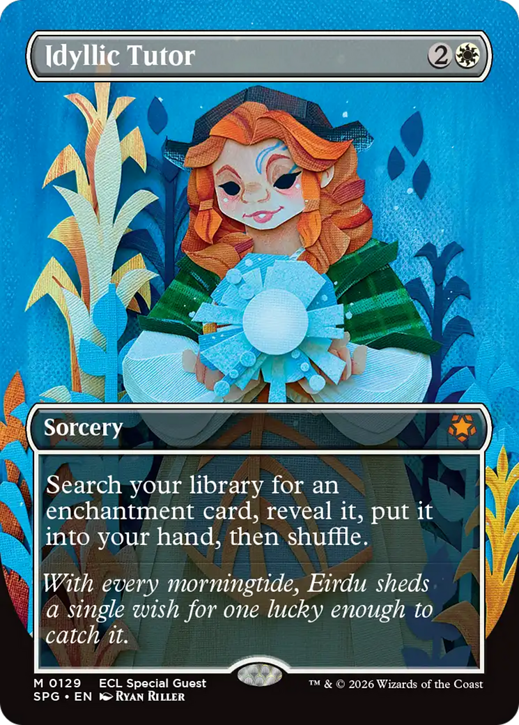 Idyllic Tutor (Borderless) [Lorwyn Eclipsed Special Guests] | Total Play