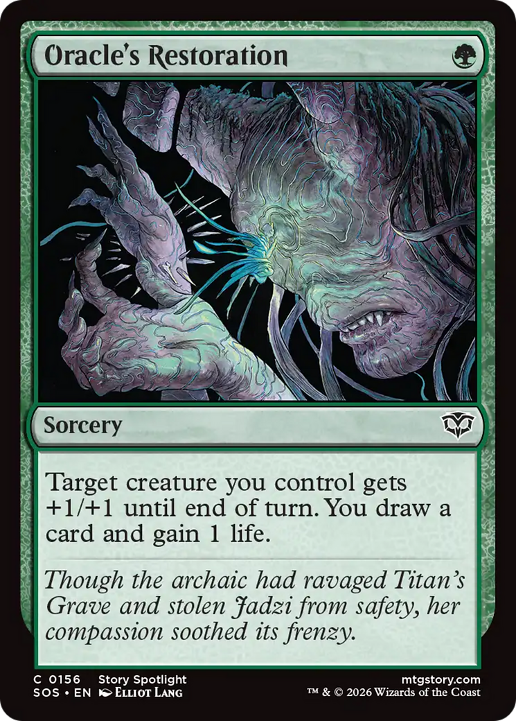 Oracle's Restoration [Secrets of Strixhaven] | Total Play