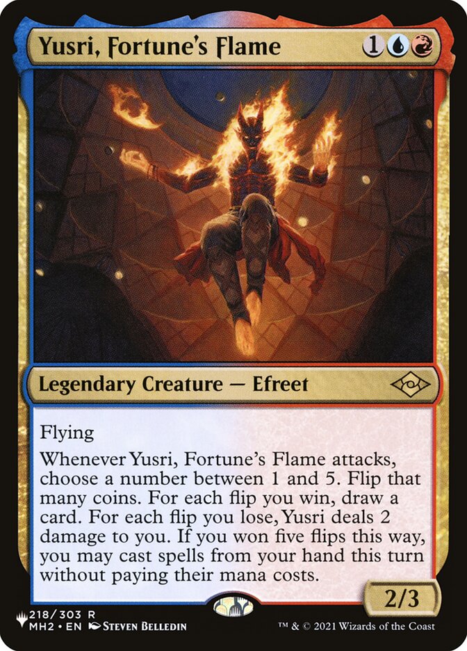Yusri, Fortune's Flame [Secret Lair: Heads I Win, Tails You Lose] | Total Play