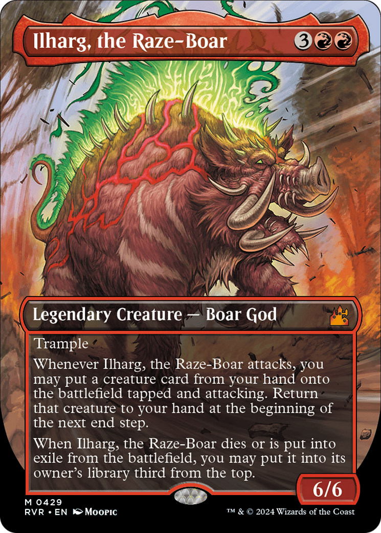 Ilharg, the Raze-Boar (Anime Borderless) [Ravnica Remastered] | Total Play