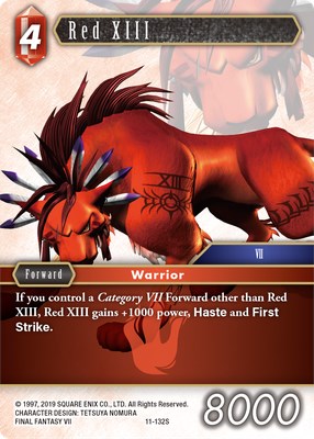 Red XIII [Opus XI] | Total Play