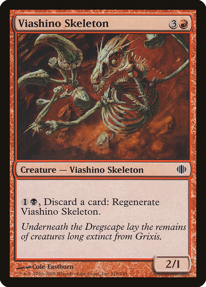 Viashino Skeleton [Shards of Alara] | Total Play