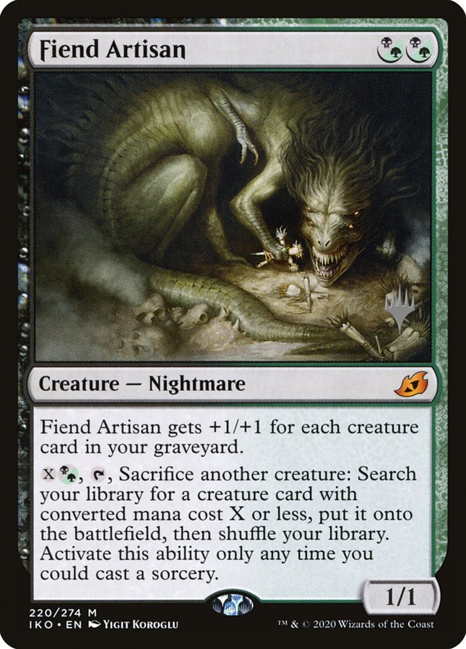 Fiend Artisan (Promo Pack) [Ikoria: Lair of Behemoths Promos] | Total Play