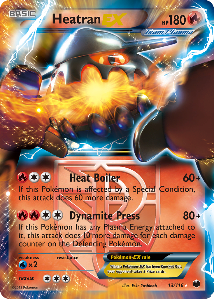 Heatran EX (13/116) [Black & White: Plasma Freeze] | Total Play