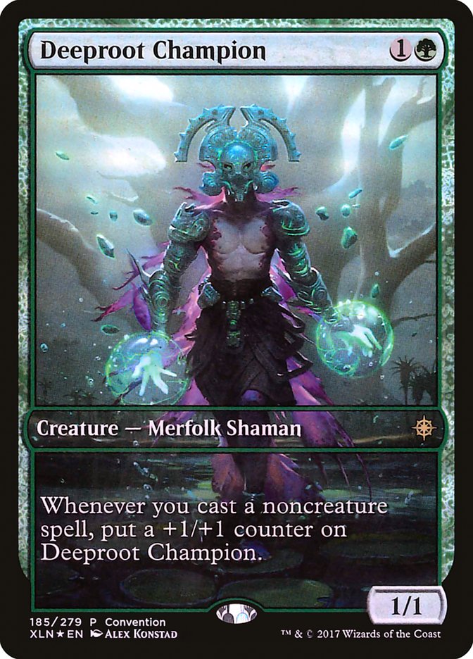 Deeproot Champion (Convention) (Full Art) [Ixalan Promos] | Total Play
