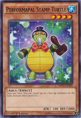 Performapal Stamp Turtle [MP15-EN195] Common | Total Play