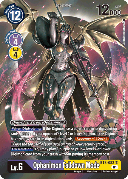 Ophanimon: Falldown Mode [BT8-082] (Alternate Art) [New Awakening] | Total Play