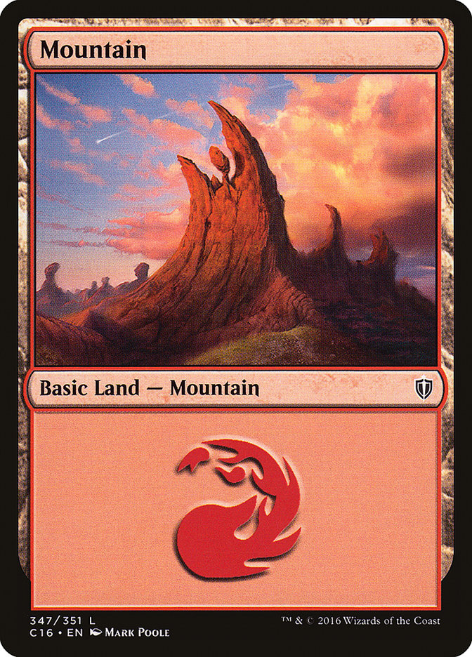 Mountain (347) [Commander 2016] | Total Play