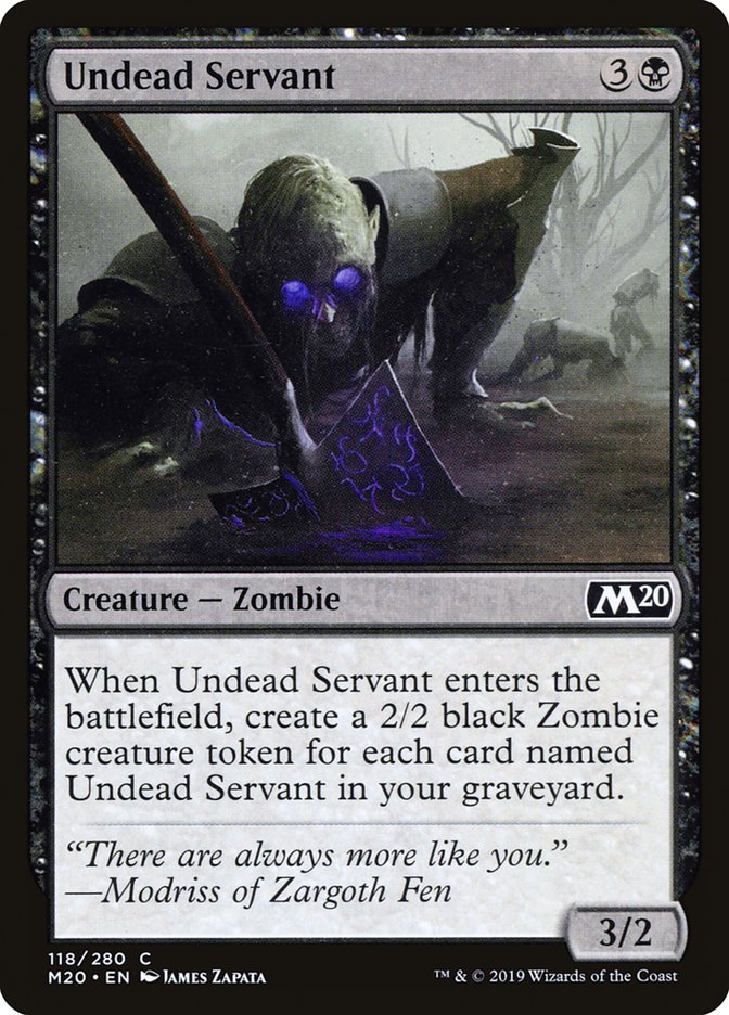 Undead Servant [Core Set 2020] | Total Play