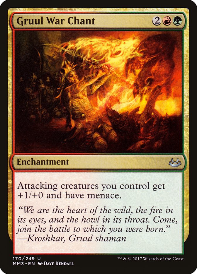 Gruul War Chant [Modern Masters 2017] | Total Play