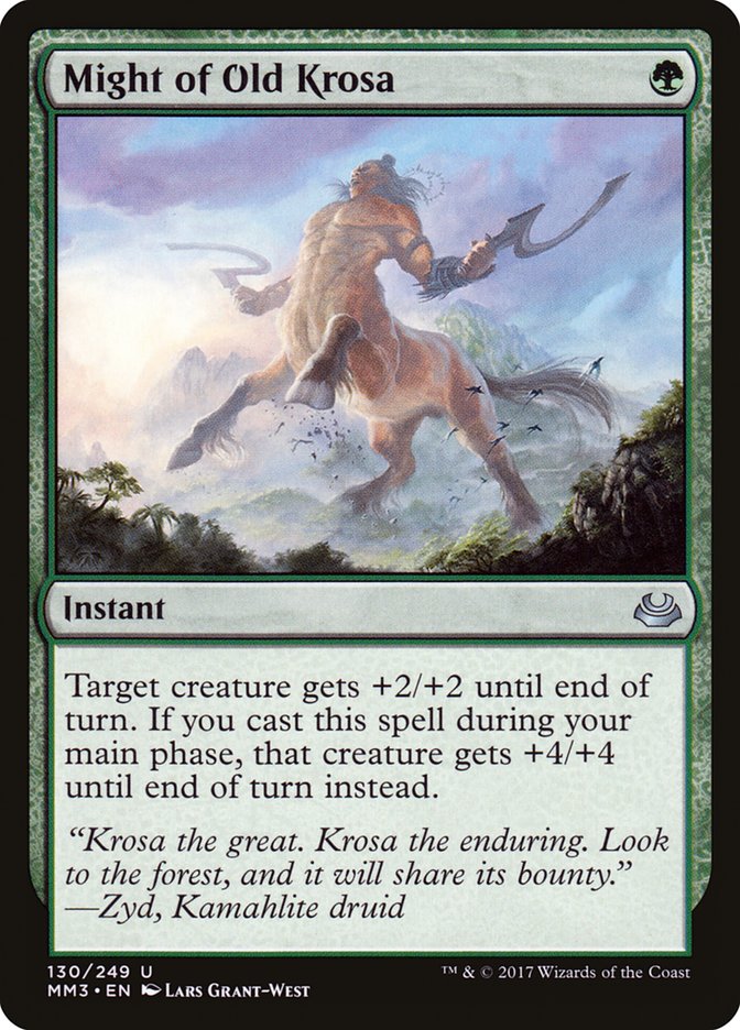 Might of Old Krosa [Modern Masters 2017] | Total Play