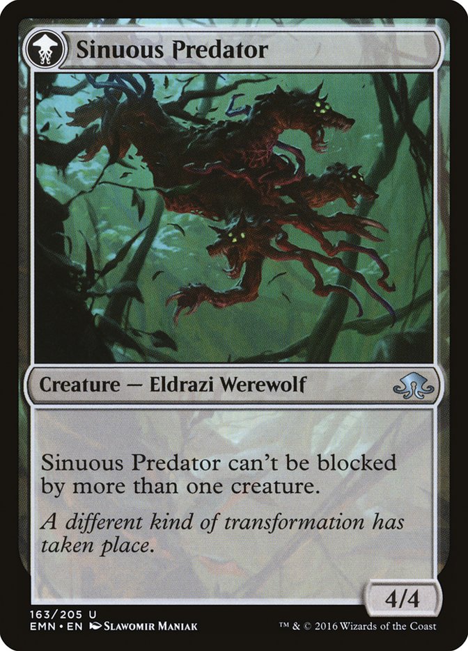 Kessig Prowler // Sinuous Predator [Eldritch Moon] | Total Play