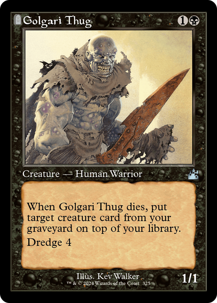 Golgari Thug (Retro Frame) [Ravnica Remastered] | Total Play