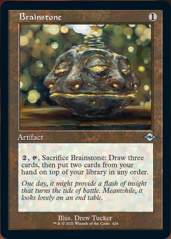 Brainstone (Retro Foil Etched) [Modern Horizons 2] | Total Play