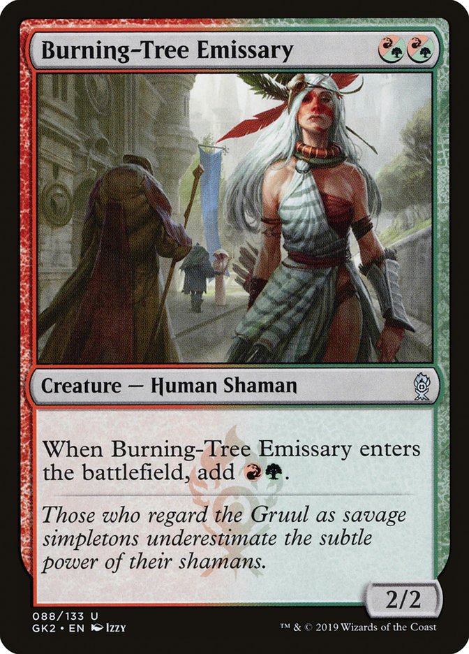 Burning-Tree Emissary [Ravnica Allegiance Guild Kit] | Total Play