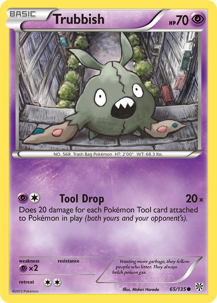 Trubbish (65/135) [Black & White: Plasma Storm] | Total Play