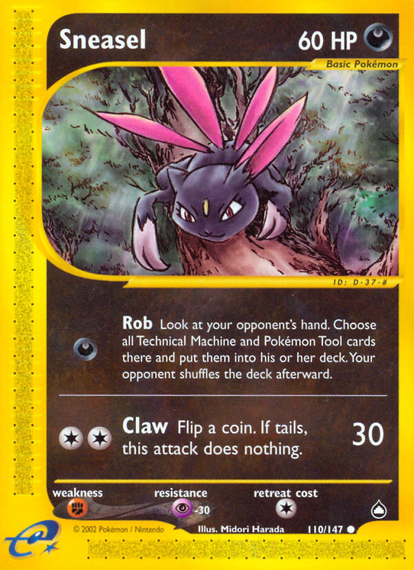 Sneasel (110/147) [Aquapolis] | Total Play