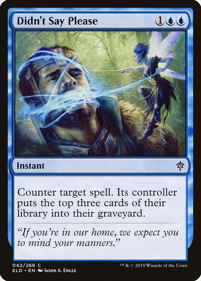 Didn't Say Please [Throne of Eldraine] | Total Play