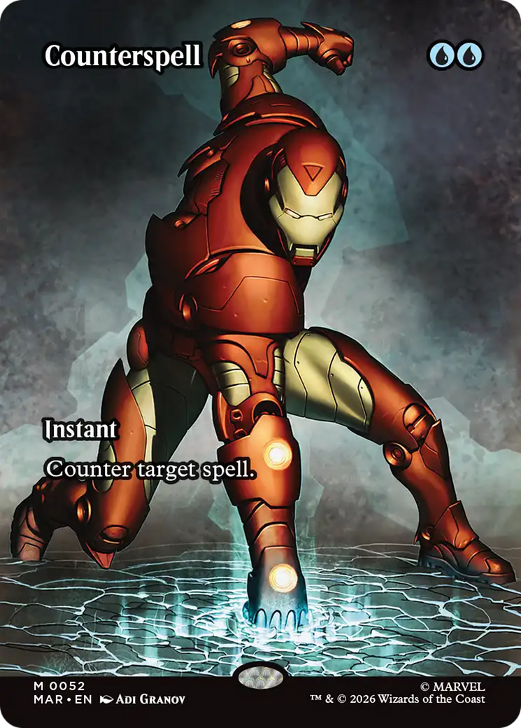 Counterspell (Borderless) (0052) [Marvel Universe: Eternal-Legal] | Total Play
