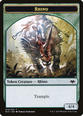 Shapeshifter (001) // Rhino (013) Double-Sided Token [Modern Horizons Tokens] | Total Play