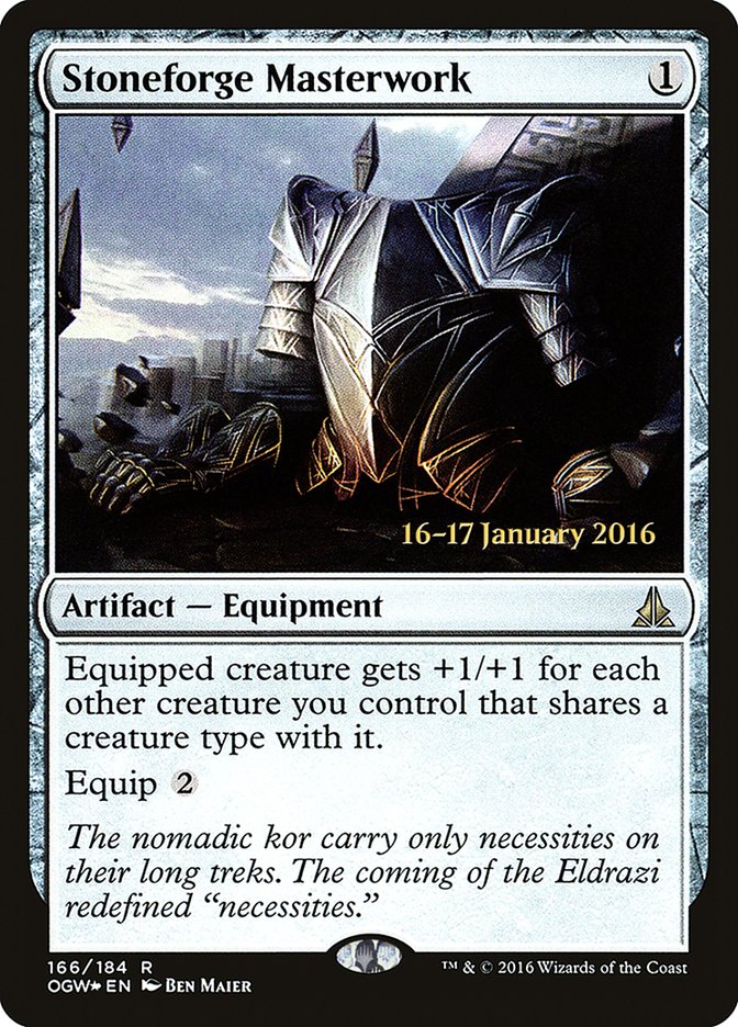 Stoneforge Masterwork [Oath of the Gatewatch Prerelease Promos] | Total Play