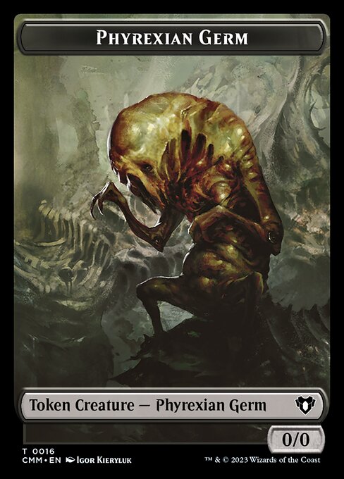 Eldrazi Spawn // Phyrexian Germ Double-Sided Token [Commander Masters Tokens] | Total Play