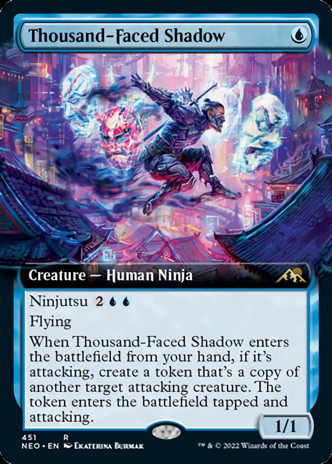 Thousand-Faced Shadow (Extended Art) [Kamigawa: Neon Dynasty] | Total Play