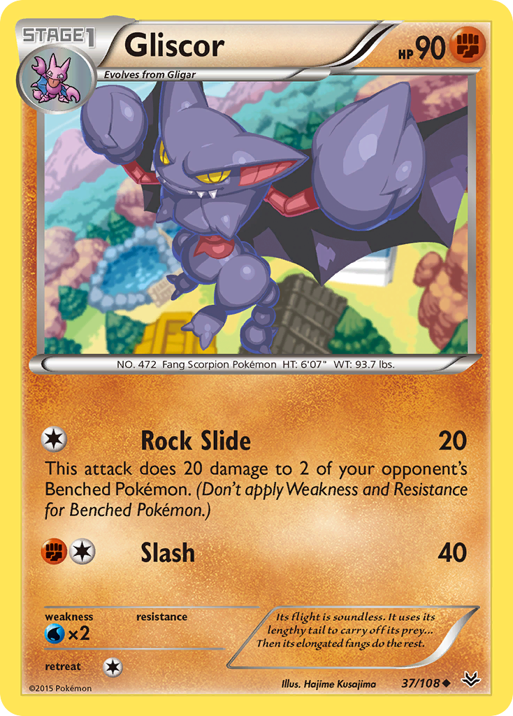 Gliscor (37/108) [XY: Roaring Skies] | Total Play