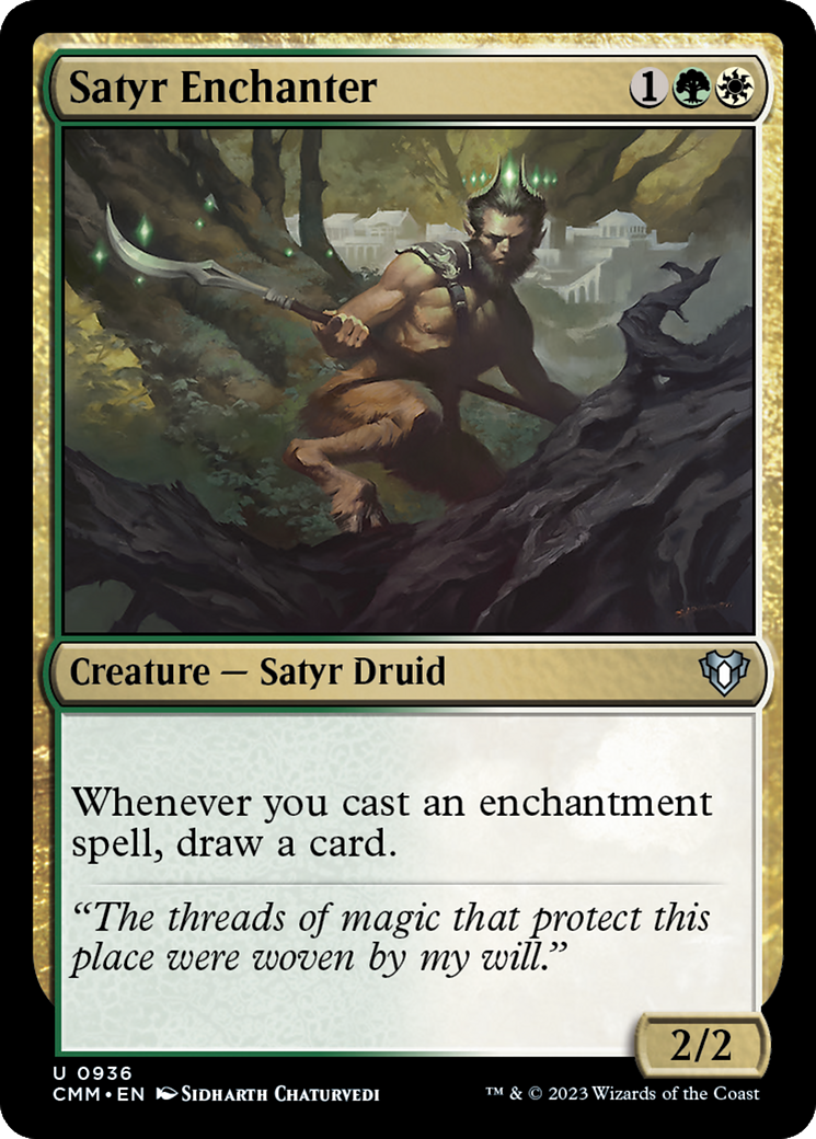 Satyr Enchanter [Commander Masters] | Total Play