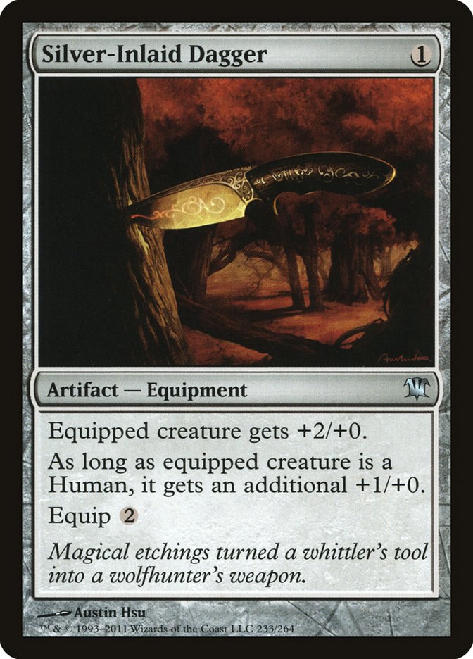 Silver-Inlaid Dagger [Innistrad] | Total Play