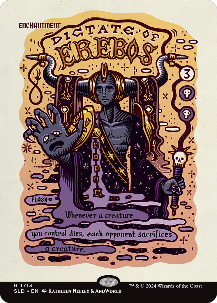 Dictate of Erebos (Rainbow Foil) [Secret Lair Drop Series] | Total Play
