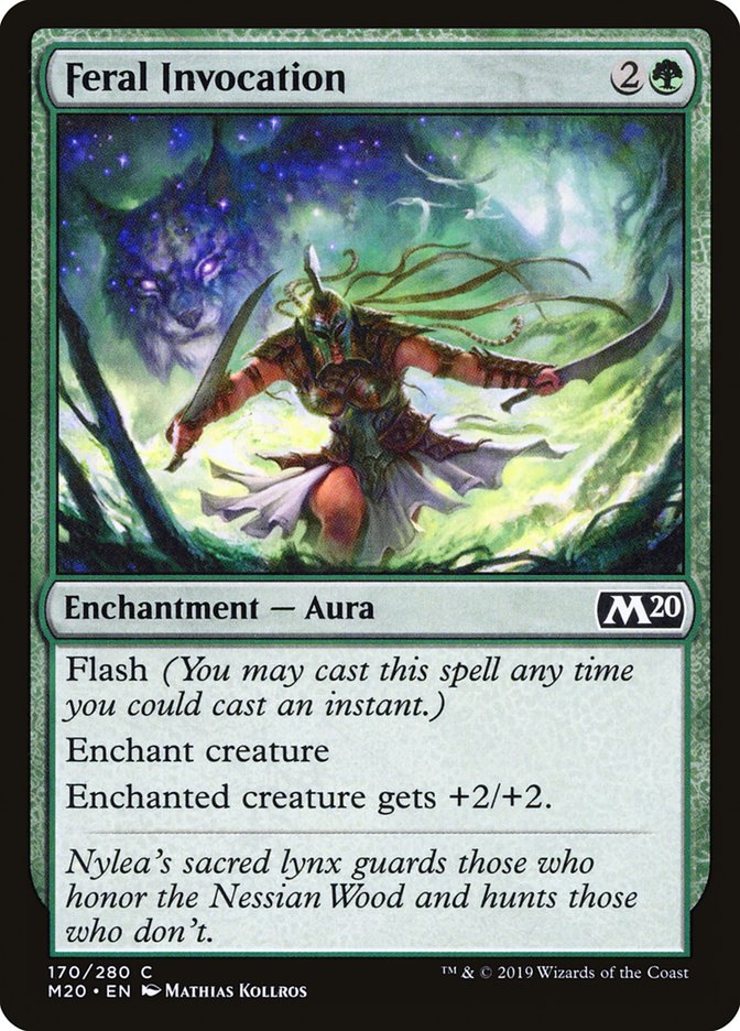 Feral Invocation [Core Set 2020] | Total Play